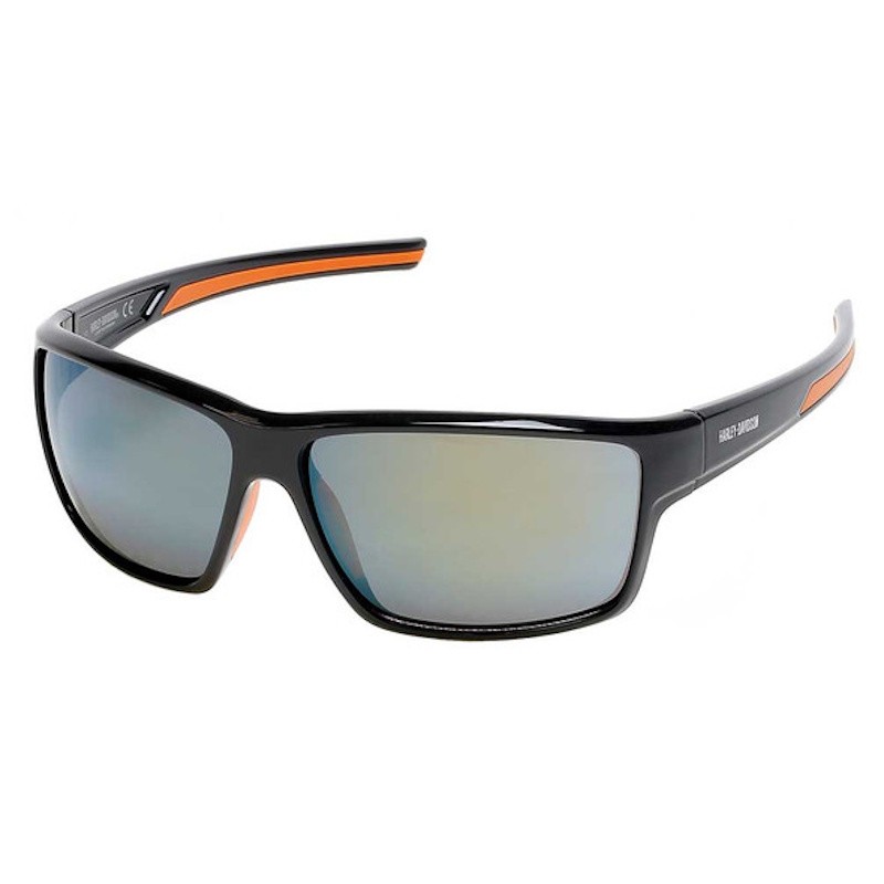 Rectangular Men's Mirrored Sunglasses
