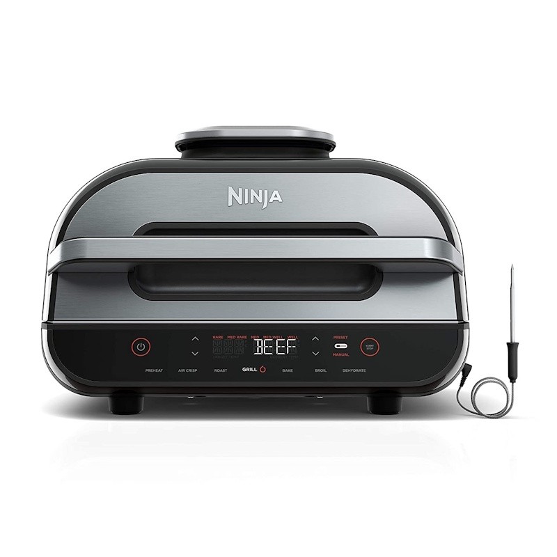 Foodi Smart XL 6-in-1 Indoor Grill & Air Fryer with Built in Thermometer