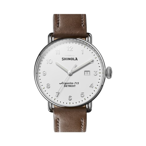 Shinola The Canfield Leather Strap Watch