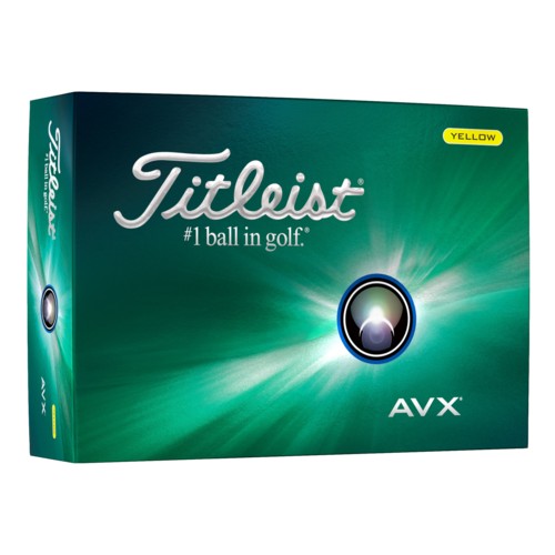 Titleist AVX Golf Balls Yellow, 2024