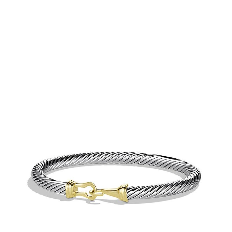 Ladies Cable Buckle Bracelet.