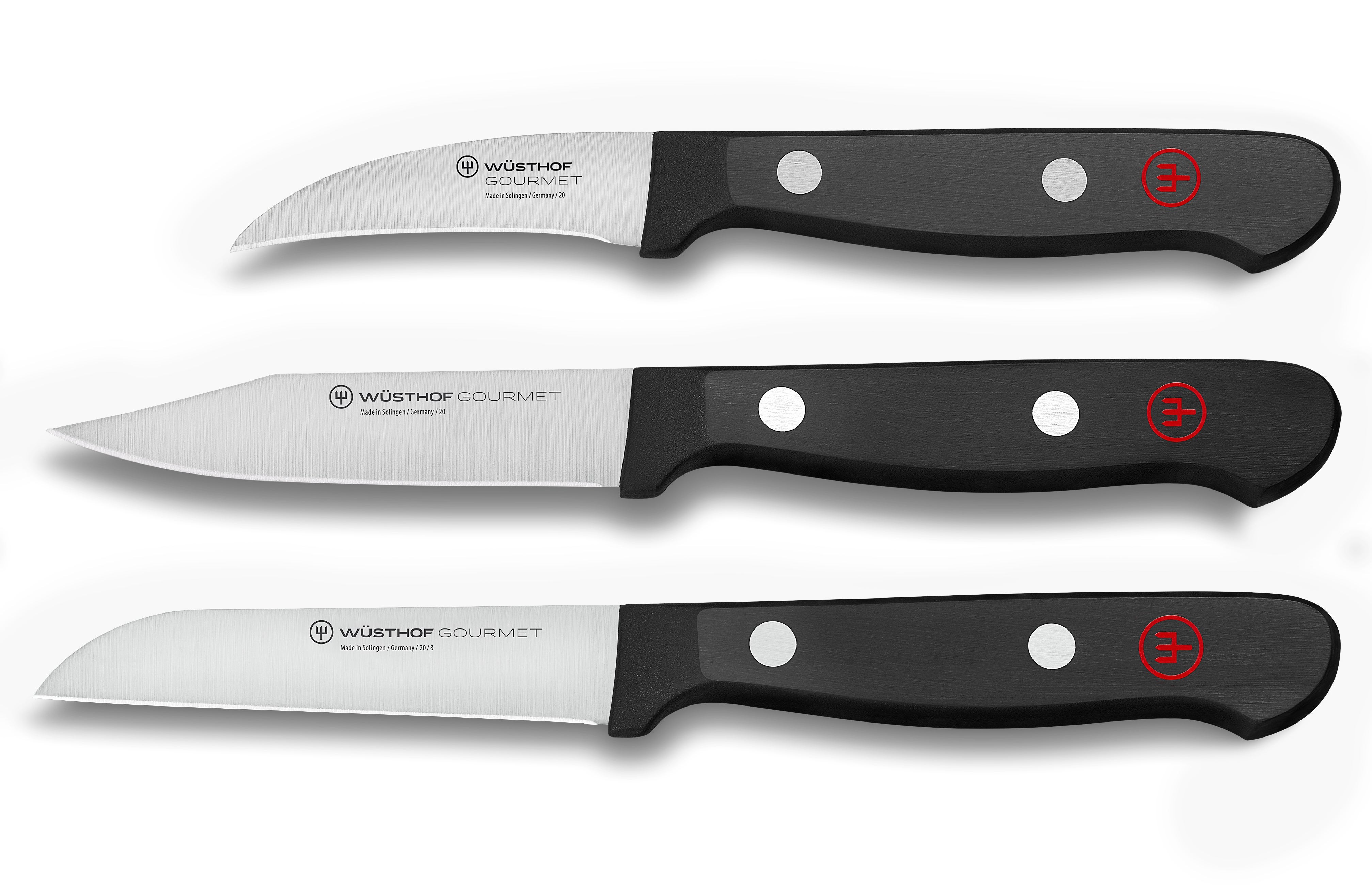 3pc Gourmet Paring Knife Set
