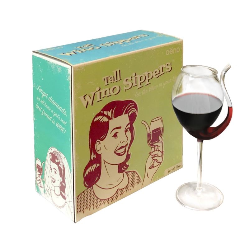 Wino Sippers Tall - (Set of 2)