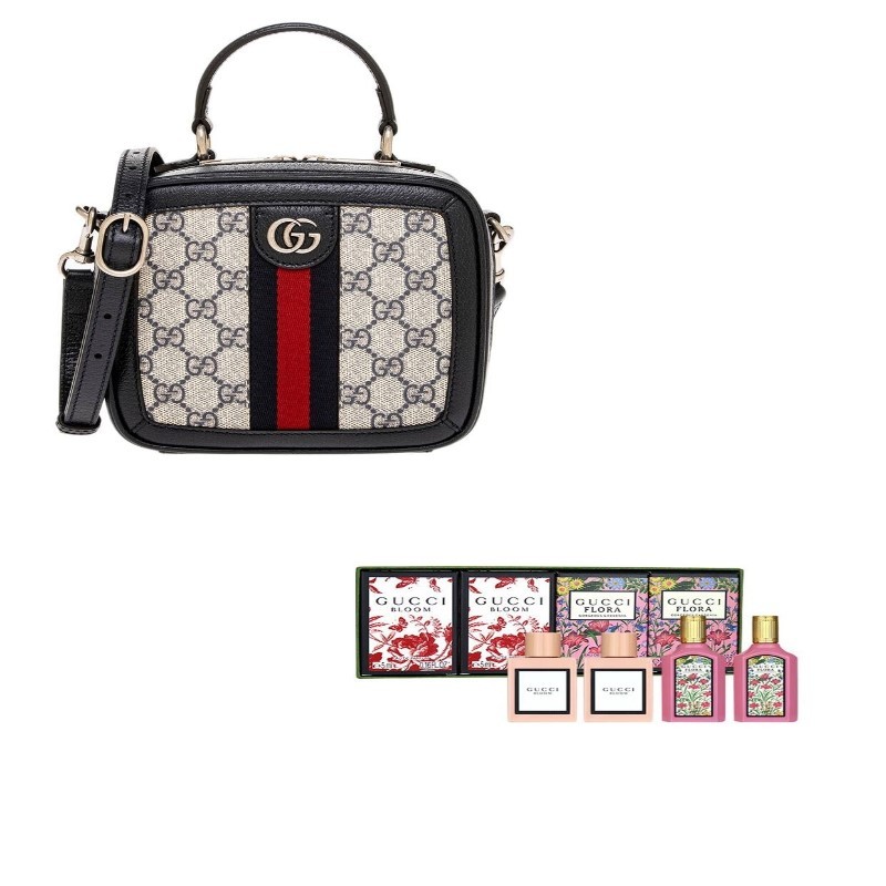 Ophidia Mini Bag With Mini Perfume Set