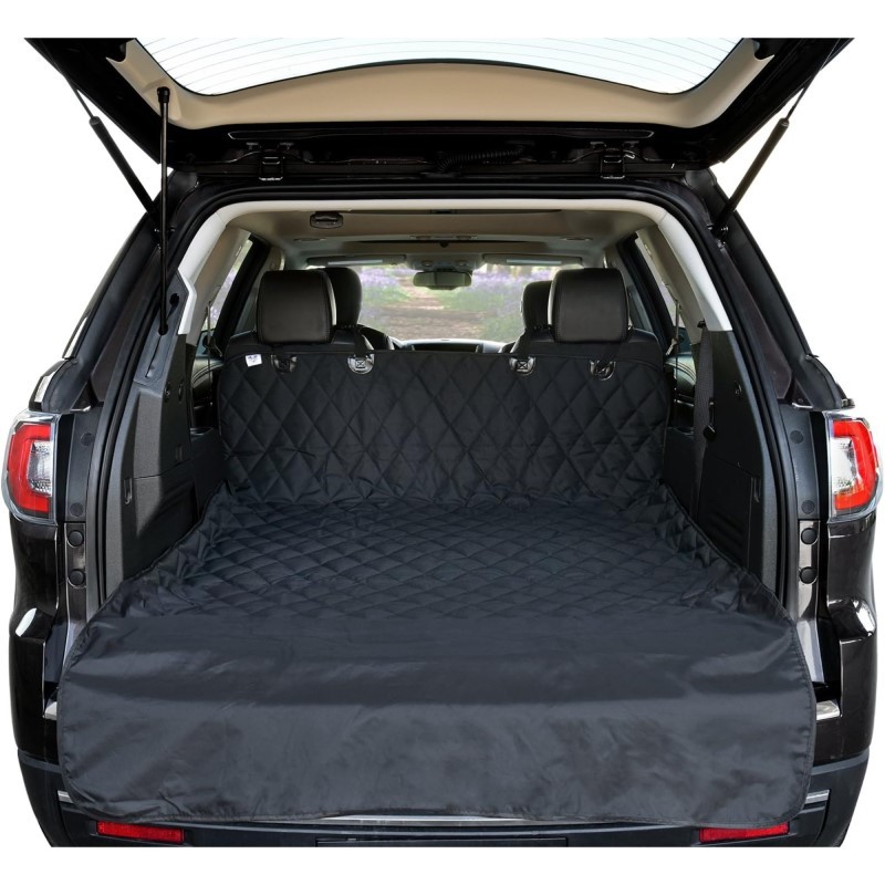 Universal Fit Cargo Liner, Cargo Cover for SUVs, Cars with WProof Material - Black