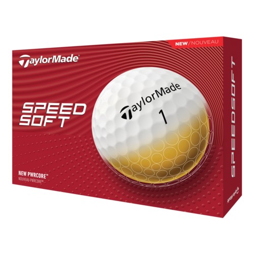 TaylorMade SpeedSoft Golf Balls White, 2024 White